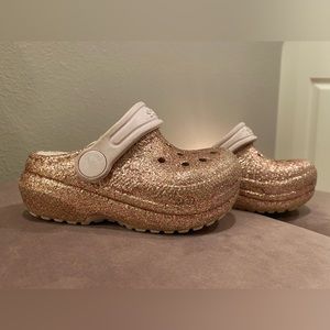 Crocs Toddler Gold Classic Lined Clog